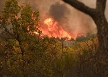 Ανεξέλεγκτο το πύρινο μέτωπο στη Βοιωτία