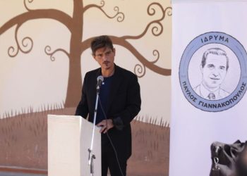 Το Ίδρυμα “Παύλος Γιαννακόπουλος” ανακαίνισε το ανοιχτό γήπεδο της Αστυπάλαιας και ο υπερήφανος Δημήτρης Γιαννακόπουλος το εγκαινίασε