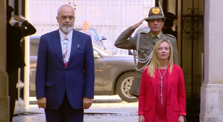 Τζόρτζια Μελόνι και Έντι Ράμα συναντήθηκαν στη Ρώμη