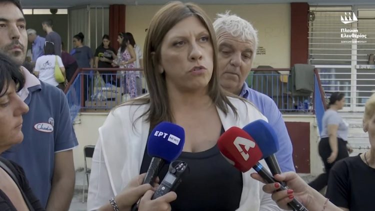 Επίσκεψη της Ζωής Κωνσταντοπούλου στις πληγείσες περιοχές της Θεσσαλίας και δέσμευση ότι θα μεταφέρει τη φωνή τους στη βουλή