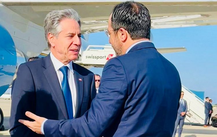 Σε εξαιρετικό κλίμα η συνάντηση Μπλίνκεν-Χριστοδουλίδη – Αναβαθμισμένος ο ρόλος της Κύπρου στην περιοχή