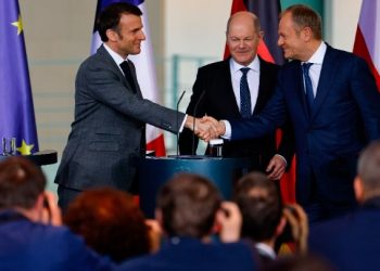 Εμανουέλ Μακρόν, Όλα Σολτς, Ντόναλντ Τουσκ: Αποφασισμένοι να συνεχίσουμε να στηρίζουμε την Ουκρανία