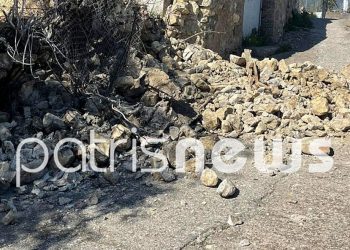 Σεισμός 5,7 R στο Ιόνιο: Σημαντικές ζημιές στη Ζαχάρω – Προβλήματα σε Ανδρίτσαινα-Κρέστενα