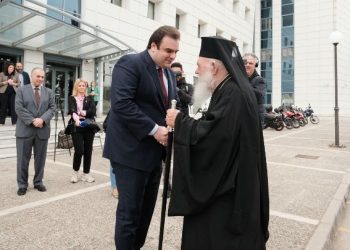 Εθιμοτυπική συνάντηση του Αρχιεπισκόπου Αθηνών με τον υπουργό Παιδείας