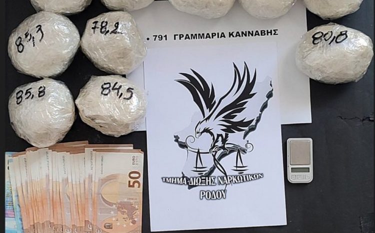 Ρόδος: Συνελήφθη 21χρονος που μετέφερε ναρκωτικά
