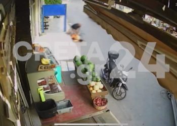 Κρήτη: Η στιγμή που καταρρέει ο 20χρονος ναυαγοσώστης