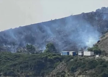 Φωτιά στο Ορθοβούνι Τρικάλων – Μήνυμα από το «112» για απομάκρυνση