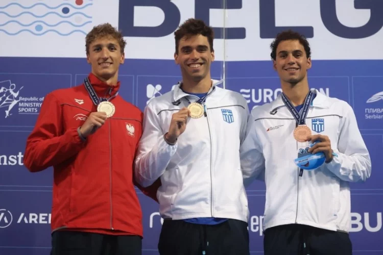 Κολύμβηση: Χρυσό ο Χρήστου, χάλκινο ο Μακρυγιάννης – Σαρώνει η Ελλάδα με 11 μετάλλια!