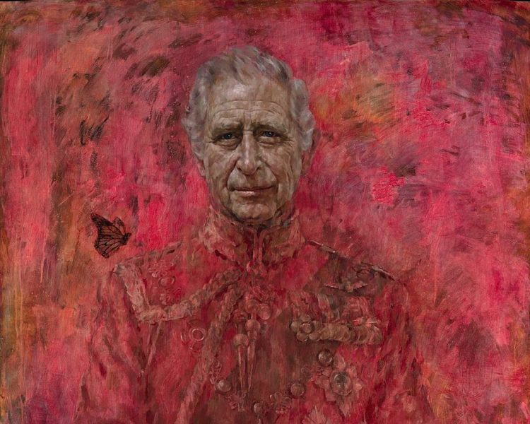 Βρετανία: Ακτιβιστές υπέρ των δικαιωμάτων των ζώων βανδάλισαν το πορτρέτο του βασιλιά Καρόλου στο Λονδίνο