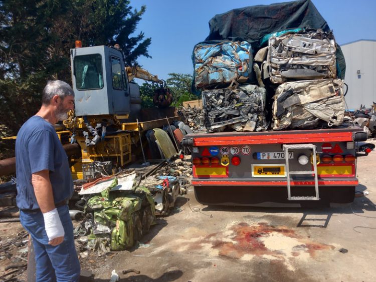 Τραγικό δυστύχημα σε επιχείρηση ανακύκλωσης οχημάτων