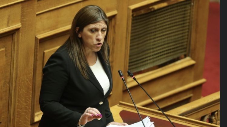 Η Ζωή Κωνσταντοπούλου για την Γυναικοκτονία στην Αμφιλοχία: «Πόσες γυναίκες πρέπει να δολοφονηθούν ακόμα, για να κάνει επιτέλους η κυβέρνηση αυτά που απαιτούνται;»