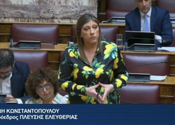 Ζωή Κωνσταντοπούλου σε Άδωνι Γεωργιάδη: Ομολογείτε ότι δημιουργήσατε επικίνδυνες συνθήκες για τη δημόσια υγεία και άρα παραβιάζετε το Σύνταγμα (video)