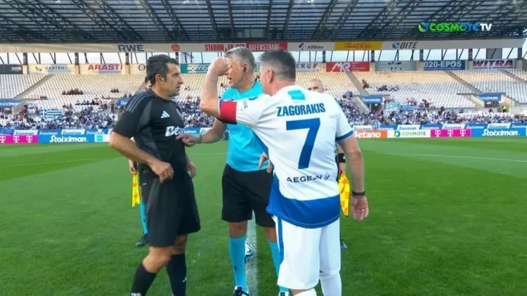 Legends 2004: Το deja vu με Ζαγοράκη και Φίγκο στο φιλικό της Γερμανίας – Δεν έδωσε το χέρι του ο Πορτογάλος