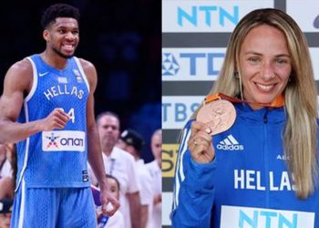 Γιάννης Αντετοκούνμπο και Αντιγόνη Ντρισμπιώτη Σημαιοφόροι της Ελλάδας στην Τελετή Έναρξης