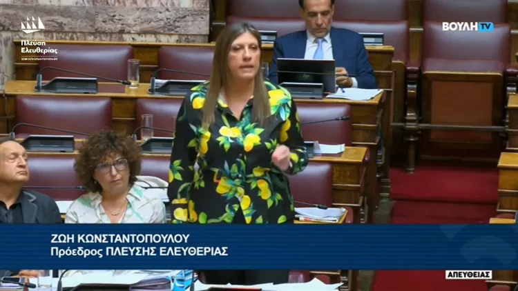 Ζωή Κωνσταντοπούλου: Κύριε Γεωργιάδη, απολογηθείτε επιτέλους για το γεγονός ότι εκθέτετε τους πολίτες σε κίνδυνο για τη ζωή τους και εκθέτετε τους γιατρούς σε επικίνδυνες συνθήκες υπηρεσίας (Video)