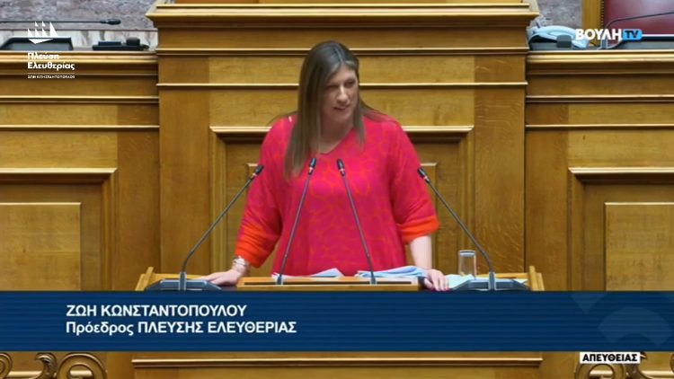 Ζωή Κωνσταντοπούλου: «Δεν μπορούν οι ελληνικές κυβερνήσεις να μένουν σιωπηλές για το Κυπριακό» (video)