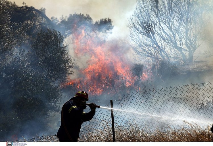 Βίλια: Drone εντόπισε τη φωτιά που προκλήθηκε από κεραυνό – ΕΙΚΟΝΑ