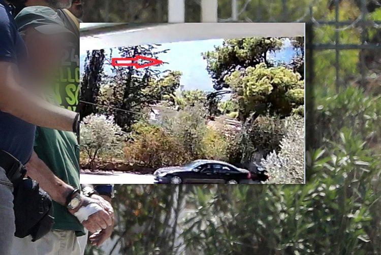 Γλυκά Νερά: Εικόνες-ντοκουμέντα από τη δράση του 80χρονου που κατηγορείται ότι έβαλε 4 φωτιές