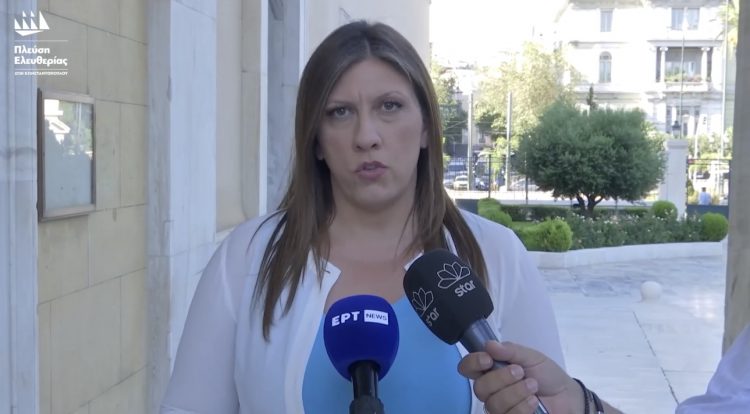 Ζωή Κωνσταντοπούλου: Συμβουλεύω την κυβέρνηση να μην επιχειρήσει τη συγκάλυψη, να μην εμποδίσει την Επιτροπή Θεσμών και Διαφάνειας να βρει την αλήθεια, διότι η αλήθεια αργά ή γρήγορα θα βγει (video)