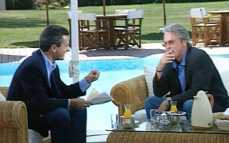 Αλέν Ντελόν: Η συνέντευξη στον Νίκο Χατζηνικολάου και την εκπομπή «Ενώπιος Ενωπίω» το 2002