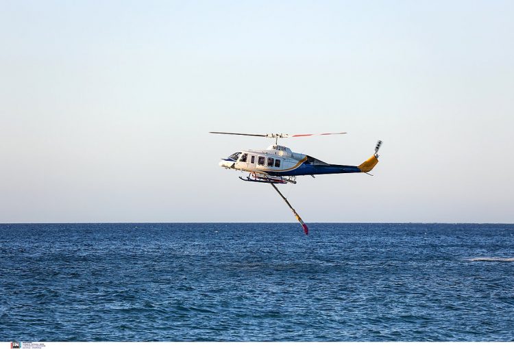 Σε εξέλιξη φωτιά στη Νάξο – Σηκώθηκαν εναέρια μέσα