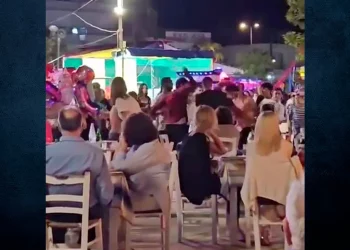 Άγριο ξύλο και σε πανηγύρι στη Μεσσήνη – Δείτε βίντεο