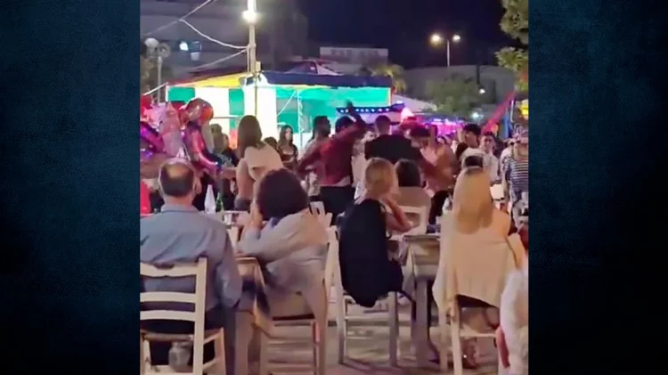 Άγριο ξύλο και σε πανηγύρι στη Μεσσήνη – Δείτε βίντεο