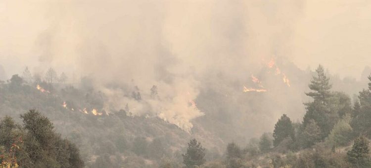 Aνεξέλεγκτη μαίνεται η πυρκαγιά στην Κορινθία – Ανησυχία για δύο μέτωπα