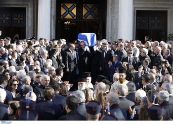 Κώστας Σημίτης: Σε κλίμα οδύνης το ύστατο χαίρε στον πρώην πρωθυπουργό