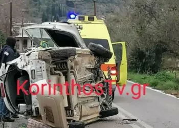 Νεκρή γυναίκα σε τροχαίο σε επαρχιακό δρόμο της Νεμέας – Ένας ακόμη τραυματίας