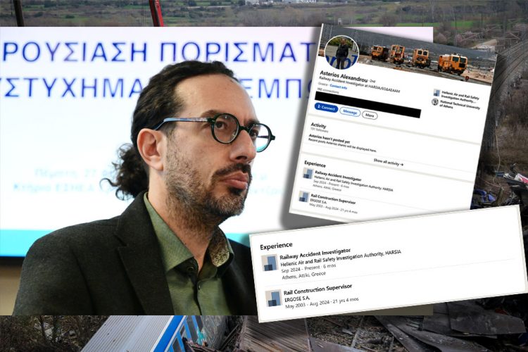 Έβαλαν το επί 20 χρόνια στέλεχος της ΕΡΓΟΣΕ που ελέγχεται για τα Τέμπη να βγάλει πόρισμα