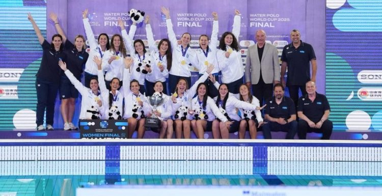 Πόλο Γυναικών: Στην κορυφή του κόσμου η Εθνική – Η συγκινητική στιγμή της απονομής