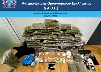 Εξαρθρώθηκε συμμορία που διακινούσε ναρκωτικά στην Αττική – Κατασχέθηκαν πάνω από 38 κιλά ακατέργαστης κάνναβης