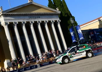 ΕΚΟ Rally Acropolis: Εγκατάλειψε ο Γιώργος Αμούτζας μετά από σφοδρό ατύχημα στη Θήβα