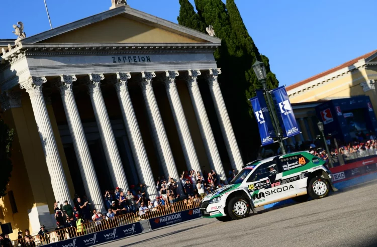 ΕΚΟ Rally Acropolis: Εγκατάλειψε ο Γιώργος Αμούτζας μετά από σφοδρό ατύχημα στη Θήβα