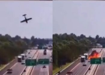 Τραγωδία στην Ιταλία: Δύο νεκροί από συντριβή αεροσκάφους σε αυτοκινητόδρομο – ΒΙΝΤΕΟ