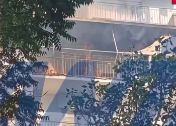 Πέτρος Φιλιππίδης: Βίντεο ντοκουμέντο από τη φωτιά στο σπίτι του