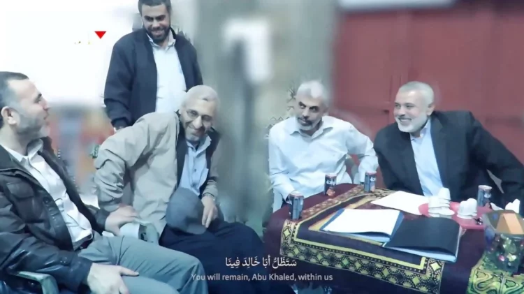 Χαμάς: Αδημοσίευτα πλάνα με τους Ντέιφ, Χανίγια και Σινουάρ στο ίδιο τραπέζι, πριν σκοτωθούν από το Ισραήλ