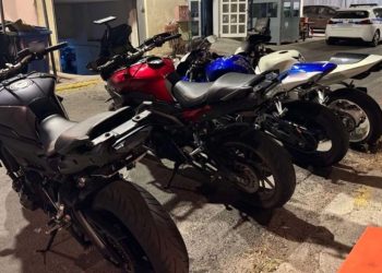 Έκαναν κόντρες με τις μηχανές τους τα ξημερώματα στην Ποσειδώνος