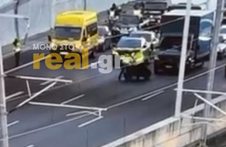 Αττική Οδός: Συνελήφθη ο οδηγός μοτοσυκλέτας που παρέσυρε και τραυμάτισε τροχονόμο