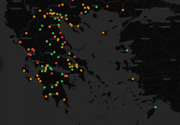 Ο χάρτης των μπλόκων – Δείτε ποιες παρακαμπτήριες οδούς πρέπει να ακολουθήσετε – Αναλυτικές οδηγίες