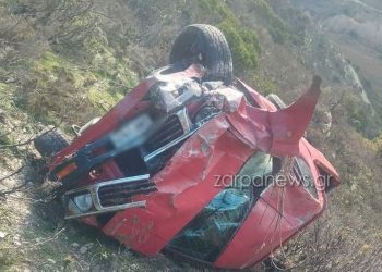 Τροχαίο στα Χανιά: ΙΧ έπεσε σε γκρεμό – Χωρίς τις αισθήσεις του ανασύρθηκε ο οδηγός