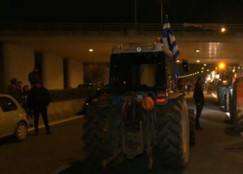 Καλαμάτα: Κλειστός ο κόμβος της Θουρίας – Πορεία αγροτών με τρακτέρ προς την πόλη