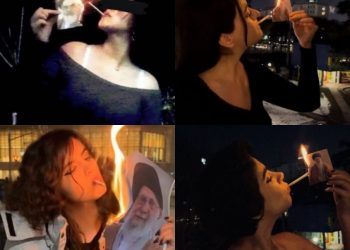 Νέα μορφή διαμαρτυρίας στο Ιράν: Γυναίκες καίνε φωτογραφίες του Χαμενεΐ με τσιγάρο – Τι συμβολίζει