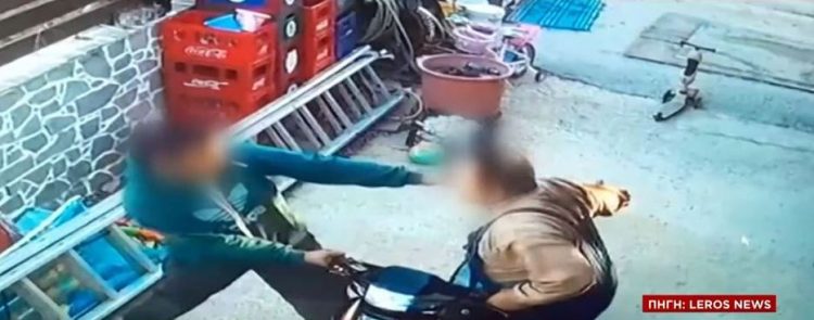 Λέρος: Βίντεο-ντοκουμέντο με τον πατέρα να χτυπά τον 18χρονο γιο του στο συνεργείο